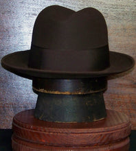 Load image into Gallery viewer, Vintage Dobbs Fedora (7 1/4 brown)