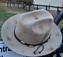 Load image into Gallery viewer, The Huck Distressed Cowboy Hat