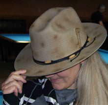 Load image into Gallery viewer, The Huck Distressed Cowboy Hat