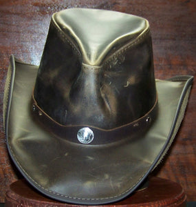 The Western Leather Cowboy Hat