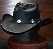 Load image into Gallery viewer, The Cyclone Leather Cowboy Hat
