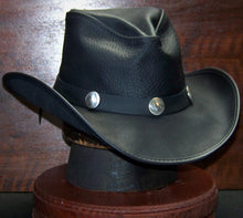 Load image into Gallery viewer, The Cyclone Leather Cowboy Hat

