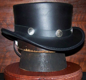 The Marlow Buffalo Leather Top Hat